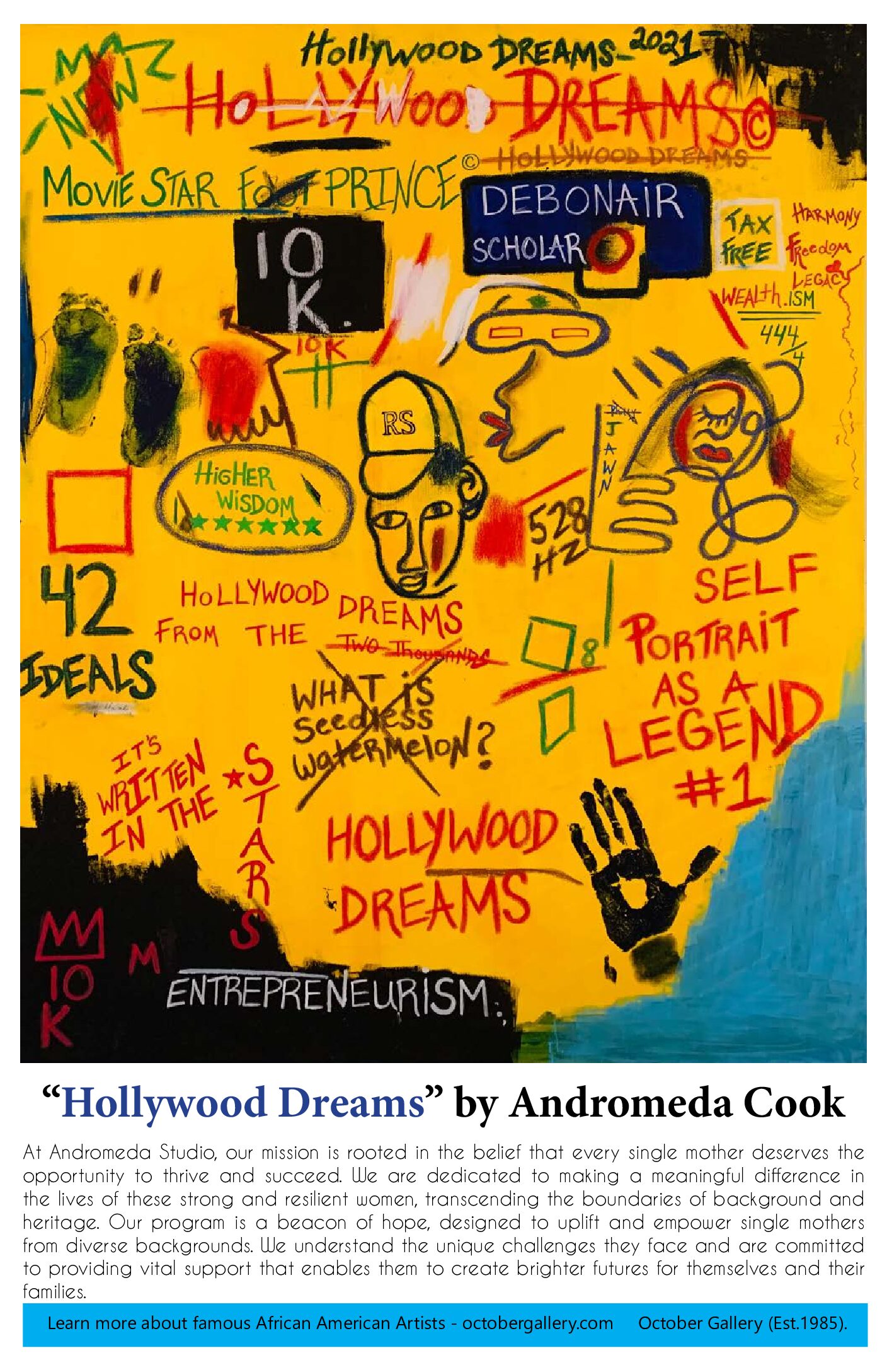 Make a Donation: Hollywood Dreams by Cook 11" x 17"