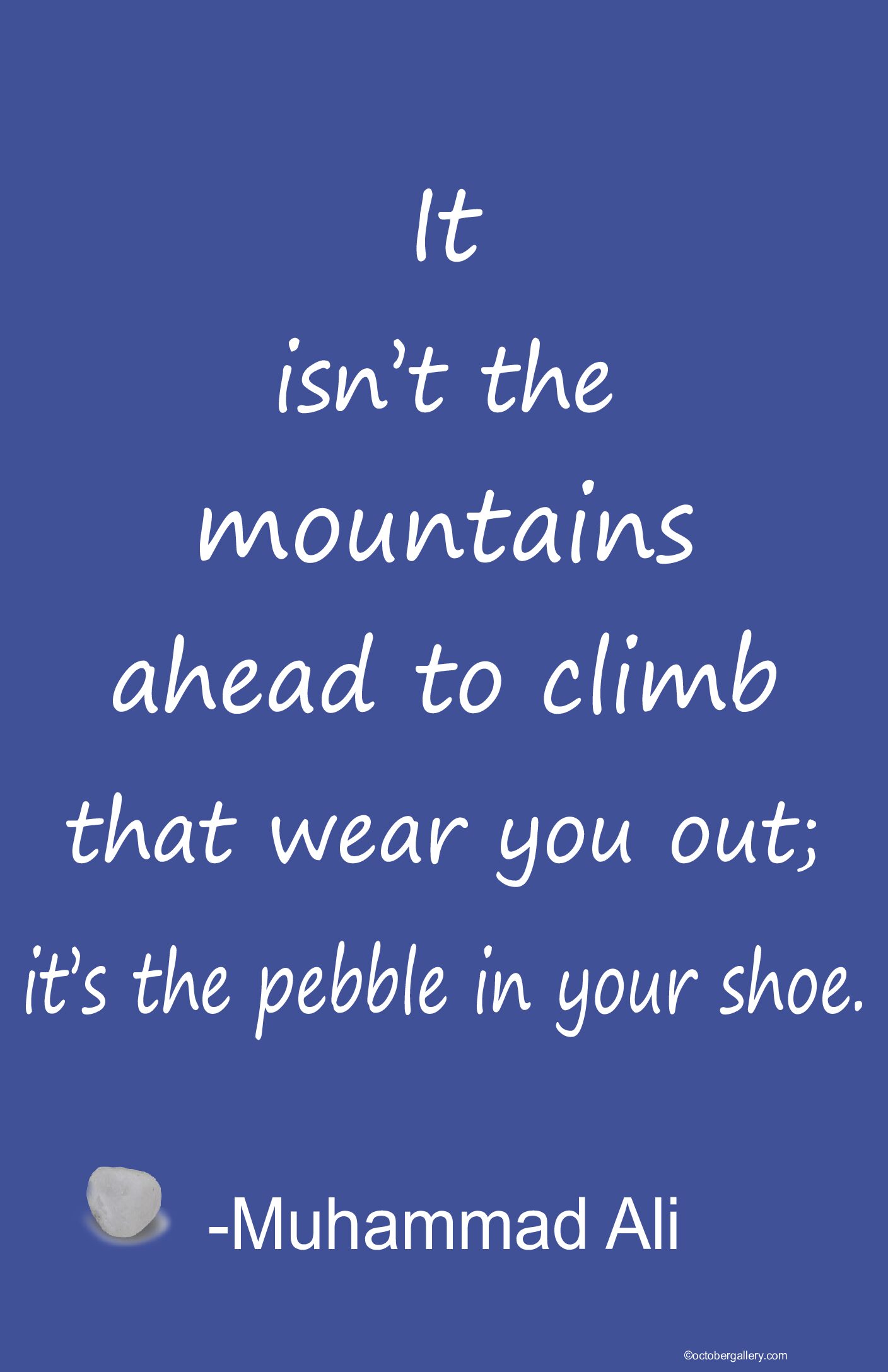 Make a Donation: Pebble in Shoe by Ali 11" x 17"