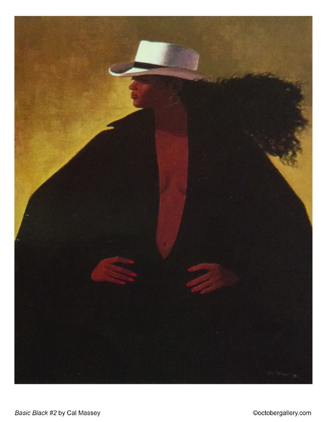 Make A Donation: Basic Black #2 by Cal Massey 8.5" x 11"
