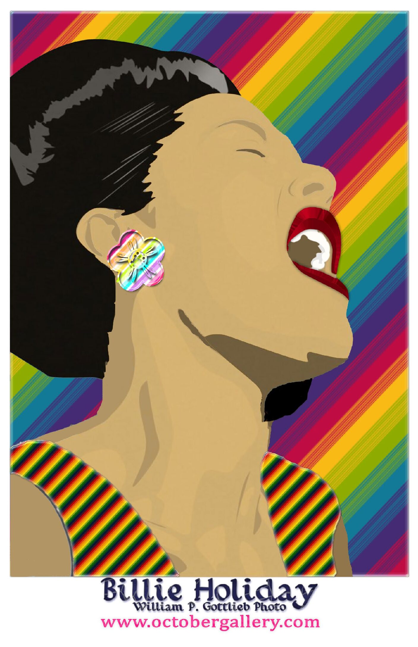 Make a Donation: Billie Holiday by Gottlieb 11" x 17"