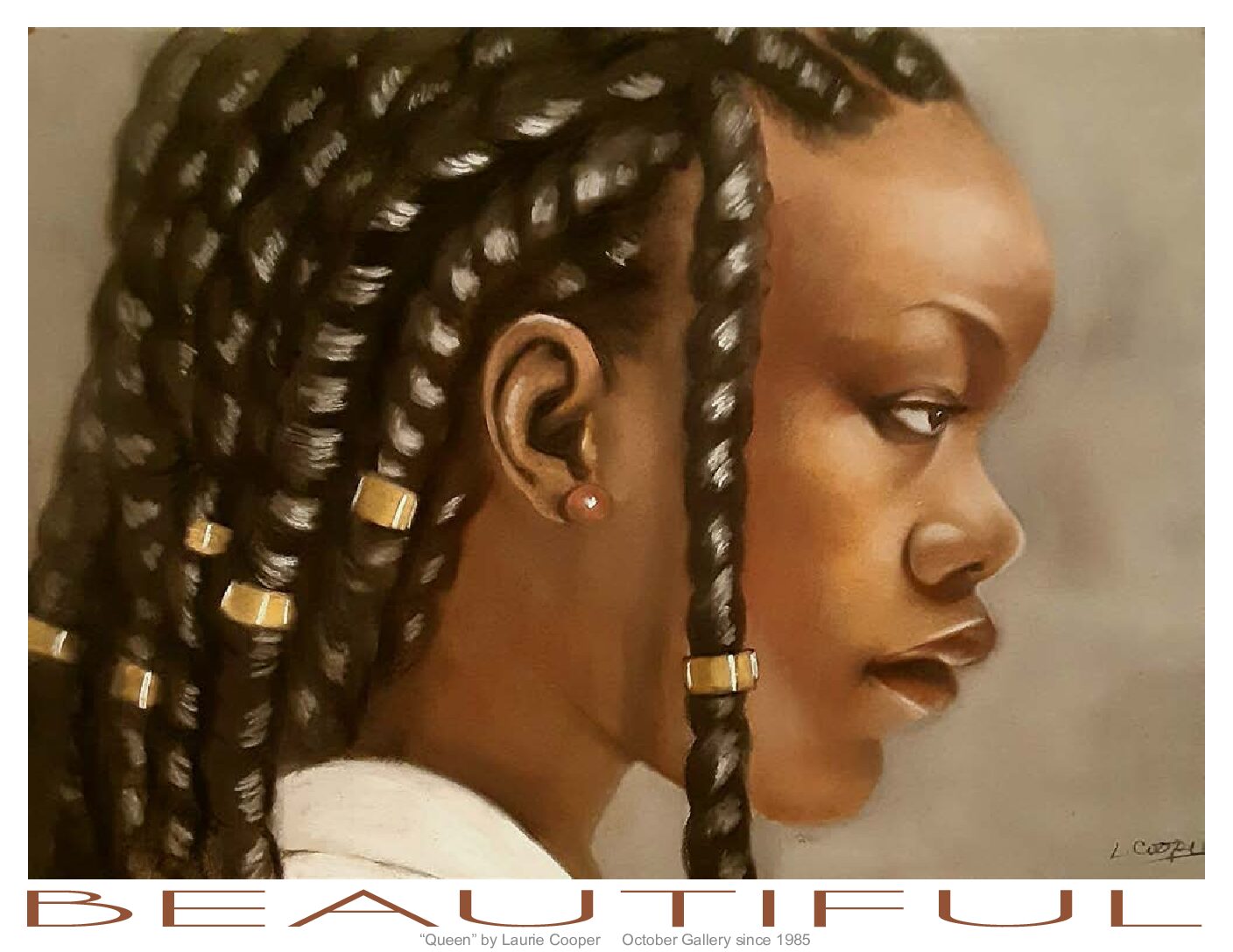 Make a Donation: Queen by Laurie Cooper 8.5" x 11"
