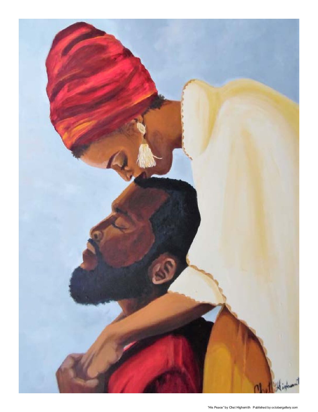Make a Donation: His Peace by Chet Highsmith 8.5" x 11"