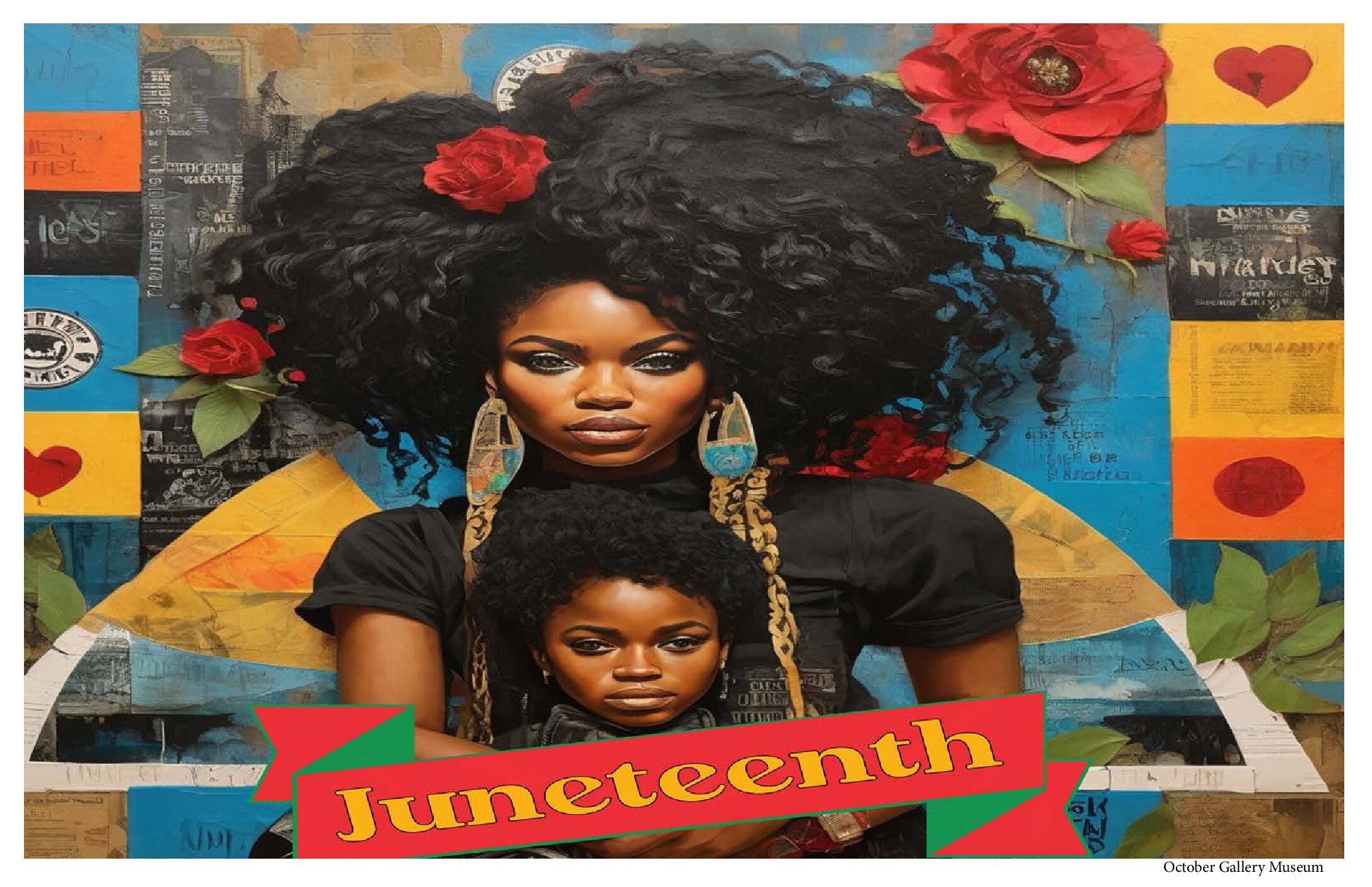 Make a Donation: Juneteenth Mother & Child 11" x 17"