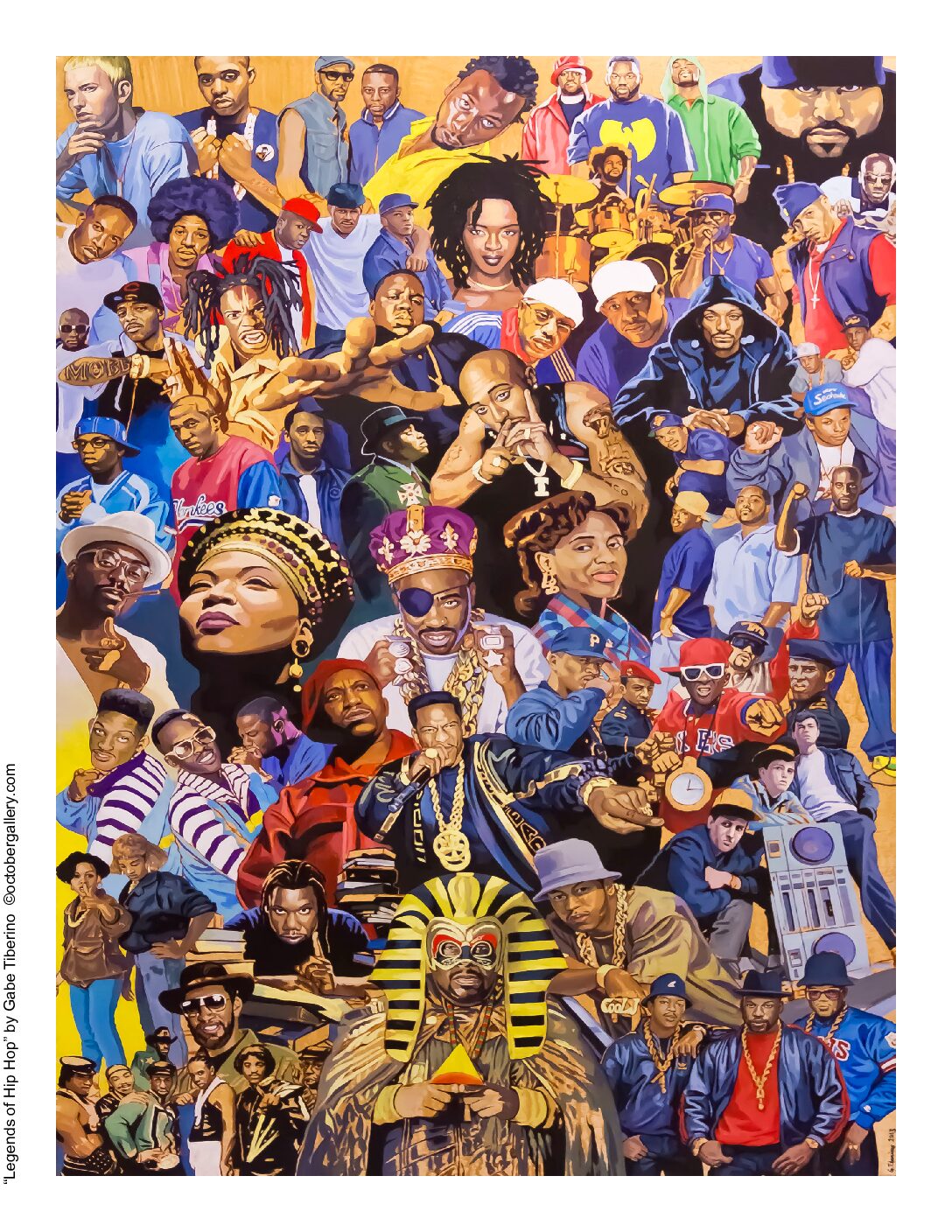 Make a Donation: Legends of Hip Hop by Gabe Tiberino 8.5" x 11"