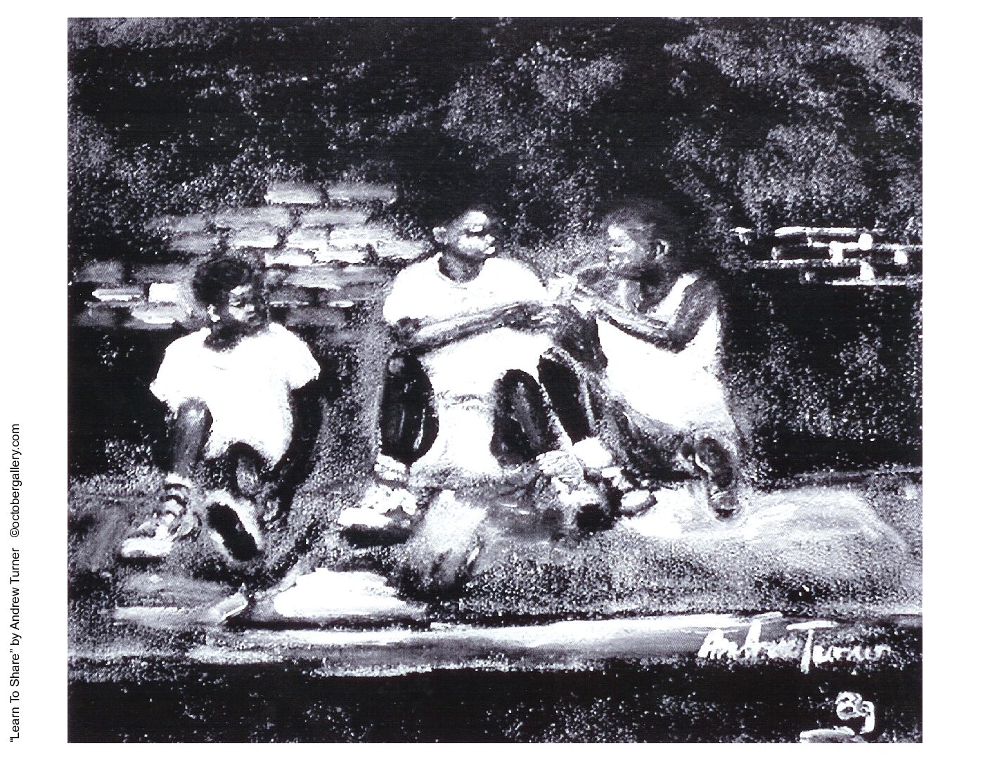 Make a Donation: Learn to Share by Andrew Turner 8.5" x 11"